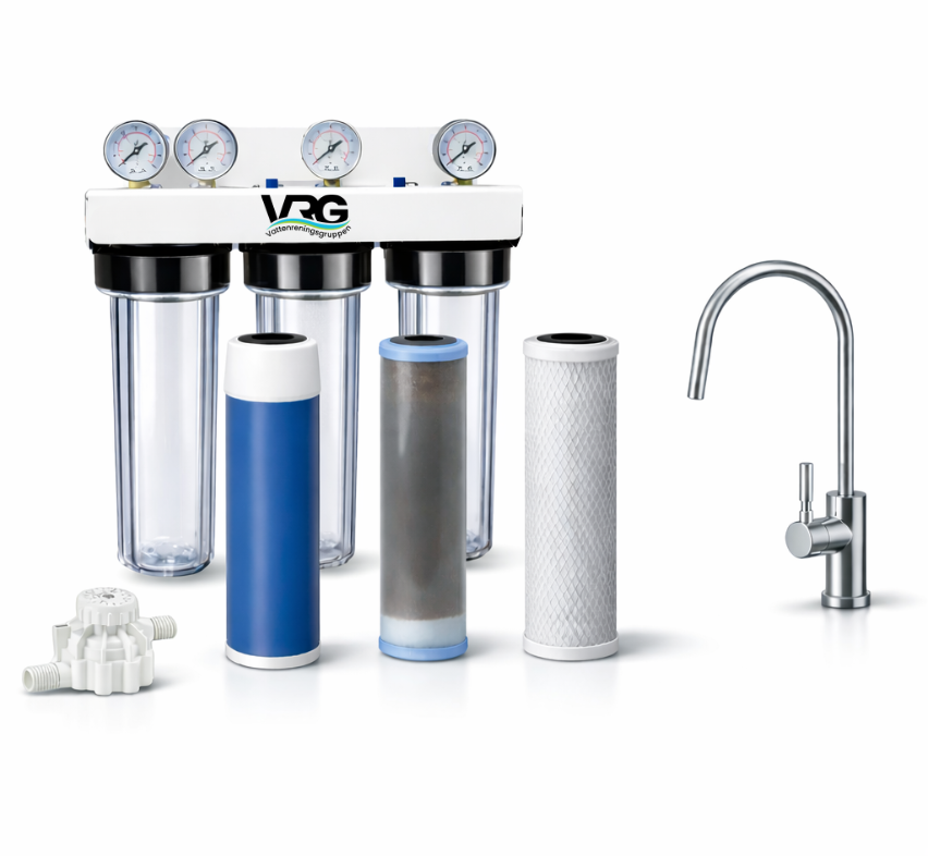 VRG ArsenX 3P filter för att ta bort arsenik från brunnsvatten